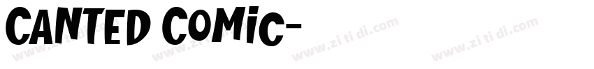 Canted Comic字体转换